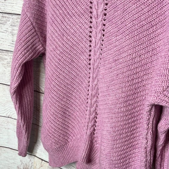 Heartloom Dani Lilac Pink Purple Wool Angora Blend Pullover Sweater Medium - Picture 4 of 10